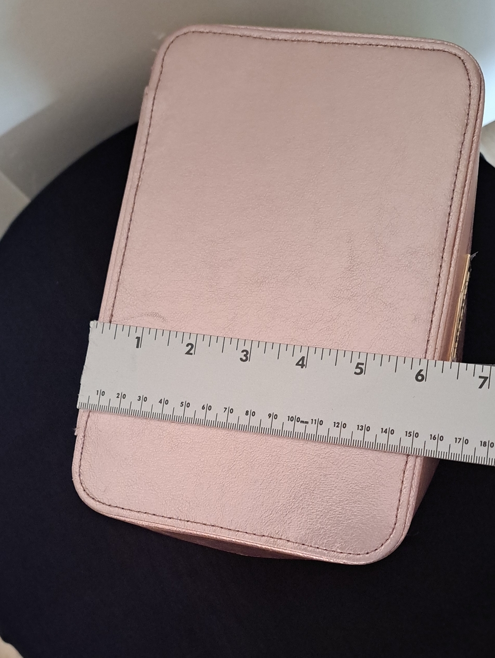 Lancome PARIS Metallic Rose Gold Cosmetic Case - Picture 5 of 9